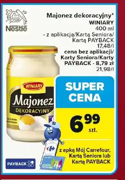 Carrefour Majonez dekoracyjny oferta