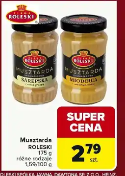 Carrefour Musztarda ROLESKI oferta