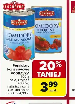 Carrefour Pomidory konserwowe PODRAVKA oferta