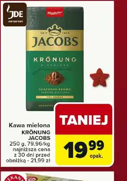 Carrefour Kawa mielona KRÖNUNG JACOBS oferta