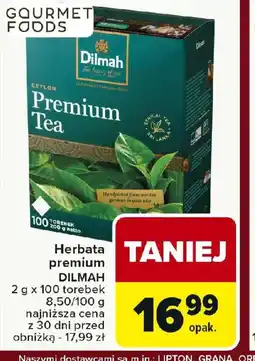 Carrefour Herbata Dilmah Premium Tea oferta