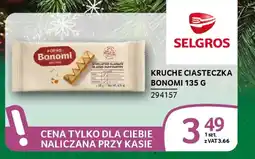Selgros Kruche ciasteczka bonomi oferta