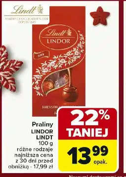 Carrefour Praliny LINDOR LINDT oferta