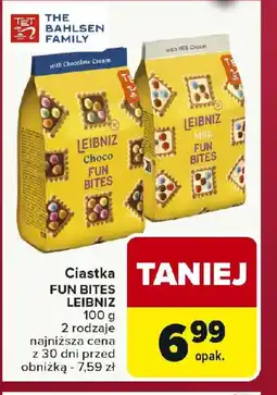 Carrefour Ciastka FUN BITES LEIBNIZ oferta