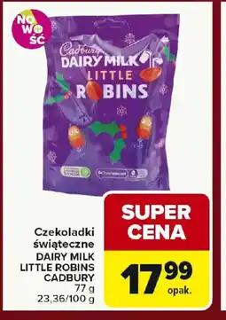 Carrefour Czekoladki świąteczne Dairy Milk Little Robins Cadbury oferta