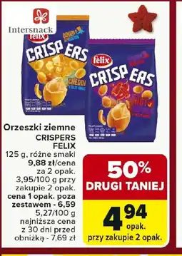 Carrefour Orzeszki ziemne CRISPERS FELIX oferta