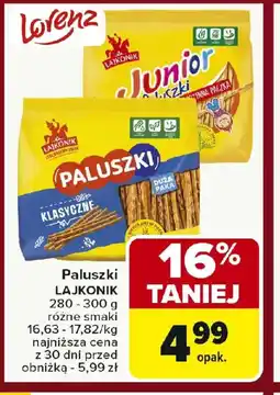 Carrefour Paluszki LAJKONIK oferta