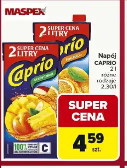 Carrefour Napój CAPRIO oferta