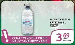 Selgros Woda żywiecki kryształ oferta