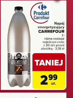 Carrefour Napój energetyzujący CARREFOUR oferta