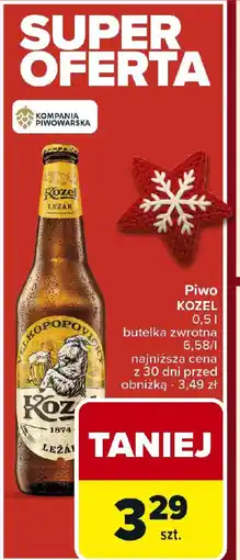 Carrefour Piwo KOZEL oferta