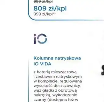 Blu Kolumna natryskowa IO Vida oferta
