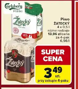 Carrefour Piwo ZATECKÝ oferta