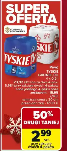 Carrefour Piwo Tyskie oferta