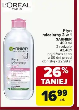 Carrefour Płyn micelarny 3 w 1 oferta