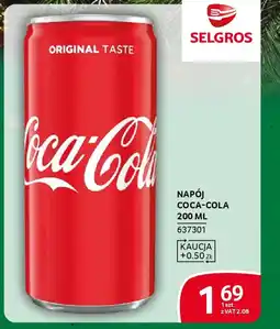 Selgros Napój coca-cola oferta