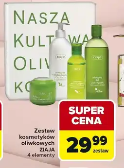 Carrefour Zestaw kosmetyków oliwkowych oferta