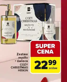 Carrefour Zestaw mydło + świeca oferta