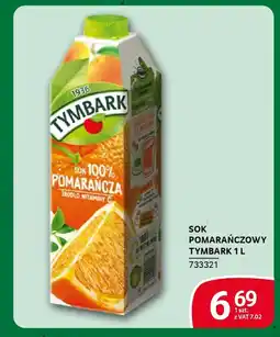 Selgros Sok pomarańczowy tymbark oferta