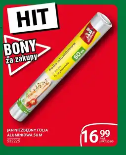 Selgros Jan niezbędny folia aluminiowa 50 m oferta