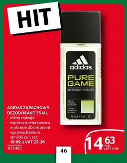 Selgros Adidas zapachowy dezodorant oferta