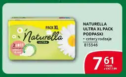 Selgros Naturella ultra xl pack podpaski oferta