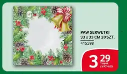 Selgros Paw serwetki oferta
