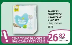 Selgros Pampers chusteczki nawilżane oferta