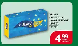 Selgros Velvet chusteczki 3-warstwowe oferta