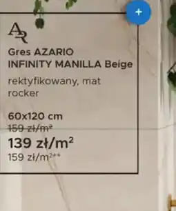 Blu Gres Azario Infinity Manilla Beige oferta