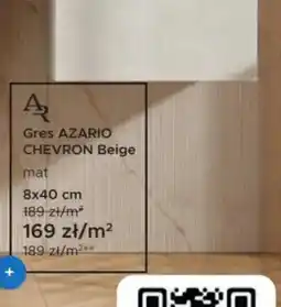 Blu Gres Azario Chevron Beige oferta