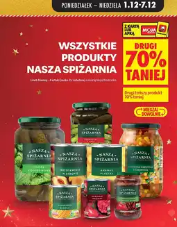 Biedronka Wszystkie produkty Nasza Spiżarnia, drugi -70% oferta