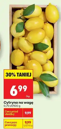 Biedronka Cytryna na wagę Biedronka oferta