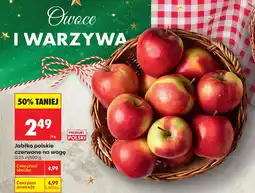 Biedronka Jabłko polskie czerwone na wagę Biedronka oferta