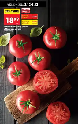 Biedronka Pomidor malinowy polski układany na wagę Biedronka oferta