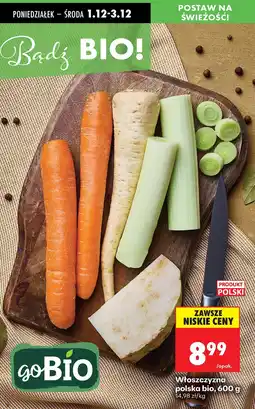 Biedronka Włoszczyzna polska bio 600 g Biedronka oferta