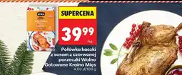 Biedronka Półówka kaczki z sosem z czerwonej porzeczki Wolno Gotowane Kraina Mięs oferta