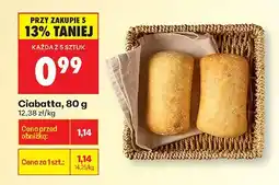Biedronka Ciabatta, 80 g Biedronka oferta