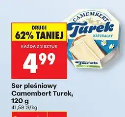 Biedronka Ser pleśniowy Camembert Turek, 120 g oferta