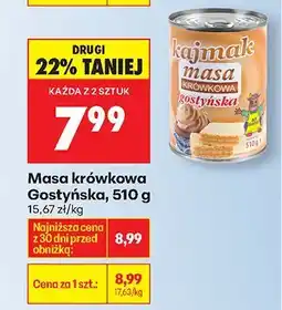 Biedronka Masa krówkowa Gostyńska, 510 g oferta