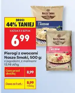Biedronka Pierogi z owocami Nasze Smaki, 500 g oferta