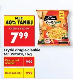 Biedronka Frytki długie cienkie Mr. Potato, 1 kg oferta