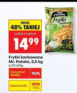 Biedronka Frytki karbowane Mr. Potato, 2,5 kg oferta