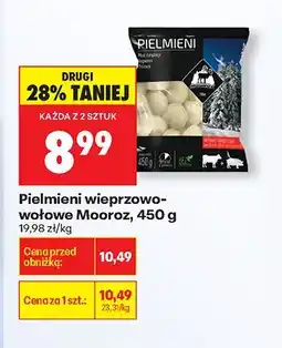 Biedronka Pierogi Pielmieni wieprzowo-wołowe Mooroz, 450 g oferta