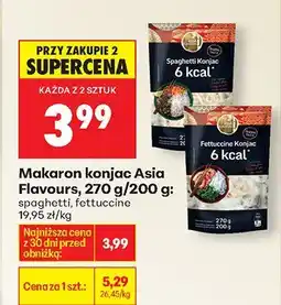 Biedronka Makaron konjac Asia Flavours, 270 g/200 g: spaghetti, fettuccine oferta