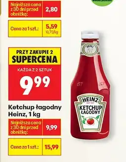 Biedronka Ketchup łagodny Heinz, 1 kg oferta