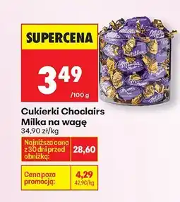 Biedronka Cukierki Choclairs Milka na wagę oferta