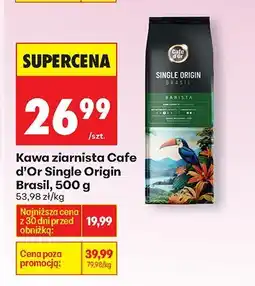 Biedronka Kawa ziarnista Cafe d'Or Single Origin Brasil, 500 g oferta