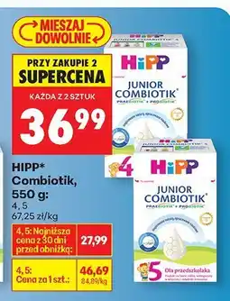 Biedronka Mleko modyfikowane HiPP Combiotik 4, 550 g oferta
