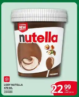 Selgros Lody nutella oferta